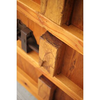 在銘 細身金具尽格子蔵戸　W001Y 