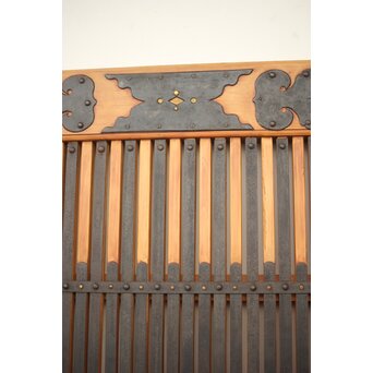 在銘 細身金具尽格子蔵戸　W001Y 