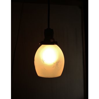 切子のオパール棗型電笠　A1996 