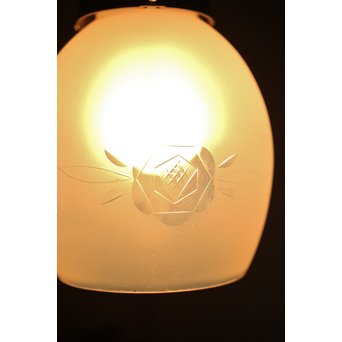 切子のオパール棗型電笠　A1996 