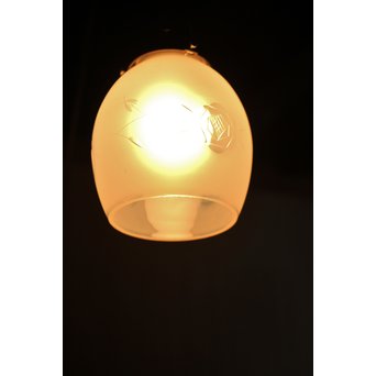 切子のオパール棗型電笠　A1996 