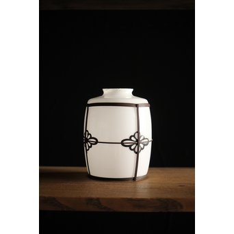 菊菱円柱型 和装電笠　A1997