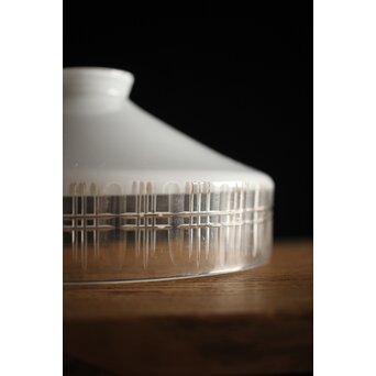 白被せ切子電笠/照明　A2002 