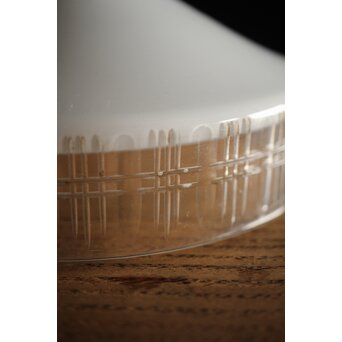 白被せ切子電笠/照明　A2002 