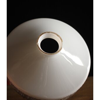 白被せ切子電笠/照明　A2002 