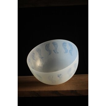 オパールセントガラスの腐食電笠　A2003 