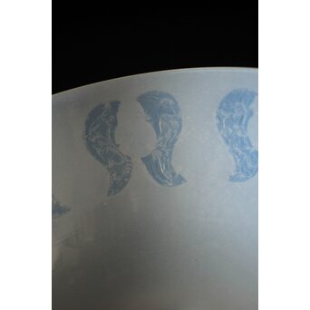 オパールセントガラスの腐食電笠　A2003 