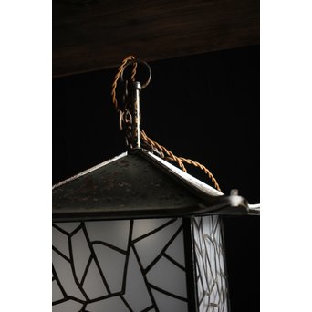 氷裂紋 大型古銅灯籠　A2006YD 