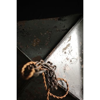 氷裂紋 大型古銅灯籠　A2006YD 