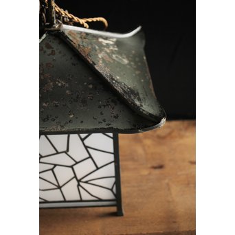 氷裂紋 大型古銅灯籠　A2006YD 