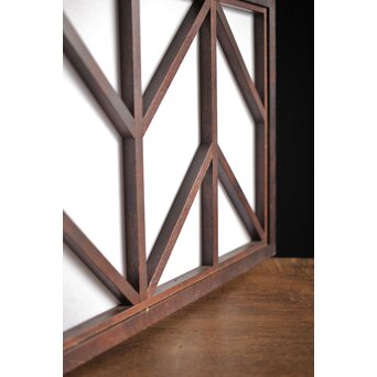 松本民芸家具 四方矢羽照明/電笠　A2008 