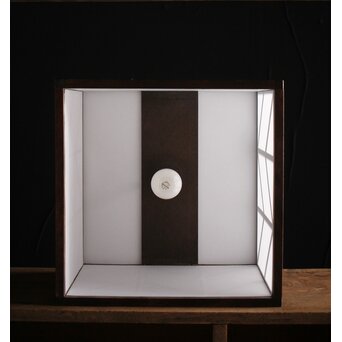 松本民芸家具 四方矢羽照明/電笠　A2008 