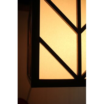 松本民芸家具 四方矢羽照明/電笠　A2008 