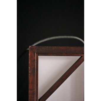 松本民芸家具 四方矢羽照明/電笠　A2008 