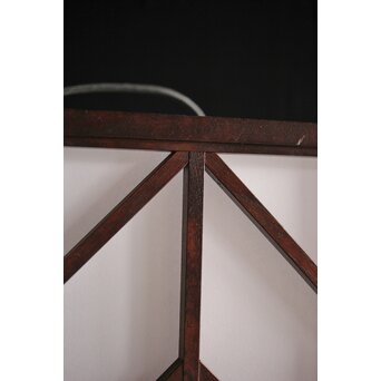 松本民芸家具 四方矢羽照明/電笠　A2008 