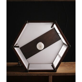 松本民芸家具 六角照明/電笠　A2009 
