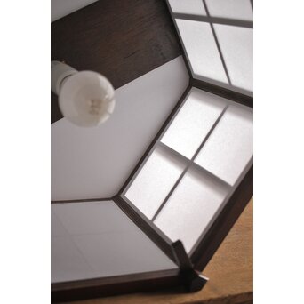 松本民芸家具 六角照明/電笠　A2009 