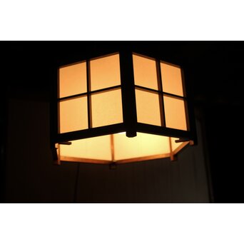 松本民芸家具 六角照明/電笠　A2009 