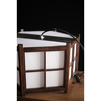 松本民芸家具 六角照明/電笠　A2009 