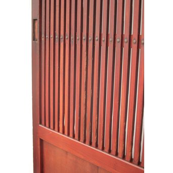 朱格子蔵戸　W003 