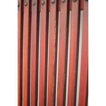 朱格子蔵戸　W003 