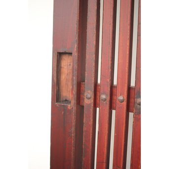 朱格子蔵戸　W003 