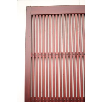 朱格子蔵戸　W003 