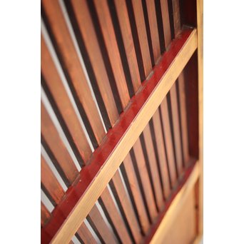 朱格子蔵戸　W003 