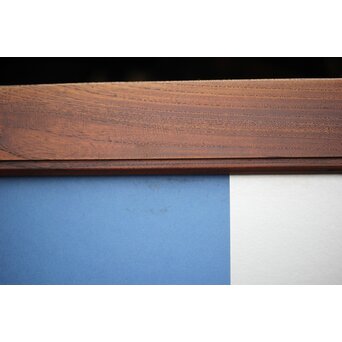 市松襖 欅黒柿肥松 意匠建具 4枚1組　B994Y 