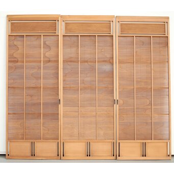 竹ひごの簀戸 3枚1組　F228Y