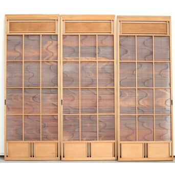 竹ひごの簀戸 3枚1組　F228Y 