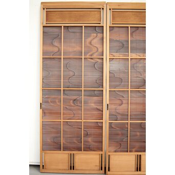 竹ひごの簀戸 3枚1組　F228Y 