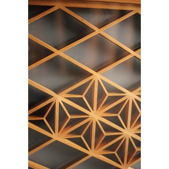 散らし組子小型欄間　R0018 