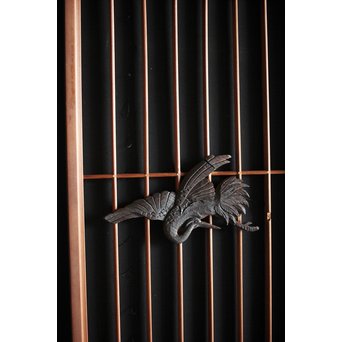 鶴の木彫書院 4枚1組　R0020 