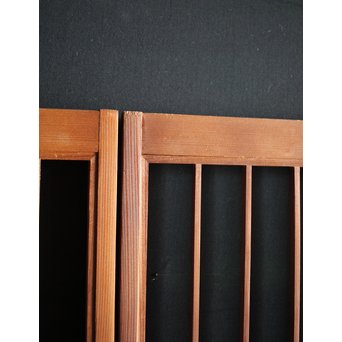 鶴の木彫書院 4枚1組　R0020 