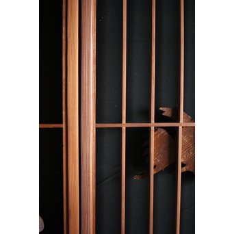 鶴の木彫書院 4枚1組　R0020 