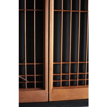 鶴の木彫書院 4枚1組　R0020 