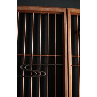 鶴の木彫書院 4枚1組　R0020 