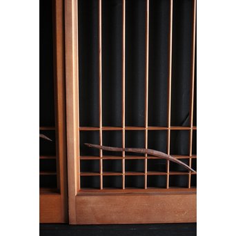 鶴の木彫書院 4枚1組　R0020 