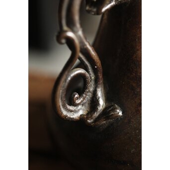 古銅水滴 一輪挿し　M223 