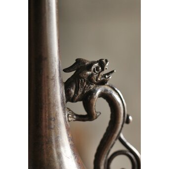 古銅水滴 一輪挿し　M223 