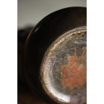 古銅水滴 一輪挿し　M223 