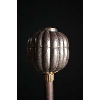 菊型 鉄燭台 花器　M224 