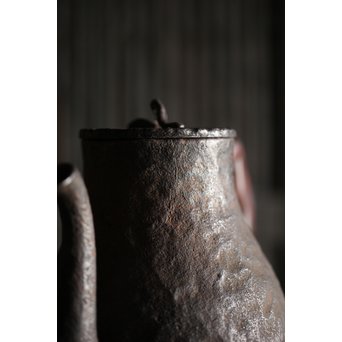 古鉄 唐木手鉄瓶　M226 