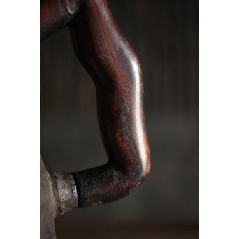 古鉄 唐木手鉄瓶　M226 