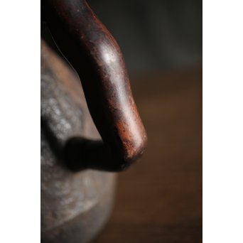 古鉄 唐木手鉄瓶　M226 