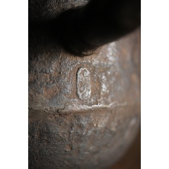 古鉄 唐木手鉄瓶　M226 