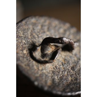 古鉄 唐木手鉄瓶　M226 