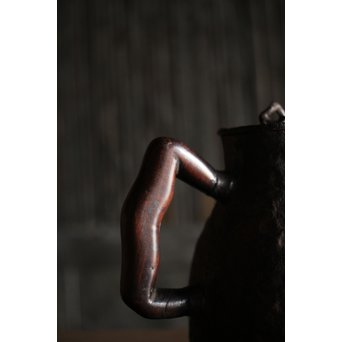 古鉄 唐木手鉄瓶　M226 