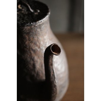 古鉄 唐木手鉄瓶　M226 